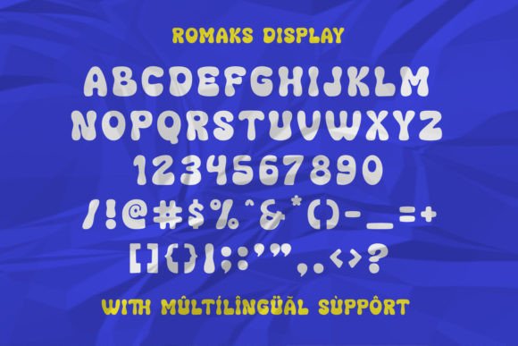 Romaks Font PNG with transparent background - Preview 6