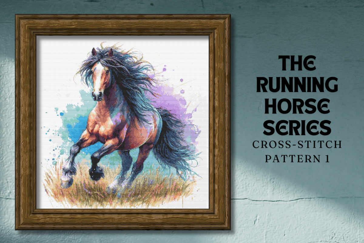 Running Horse Series Pattern 1