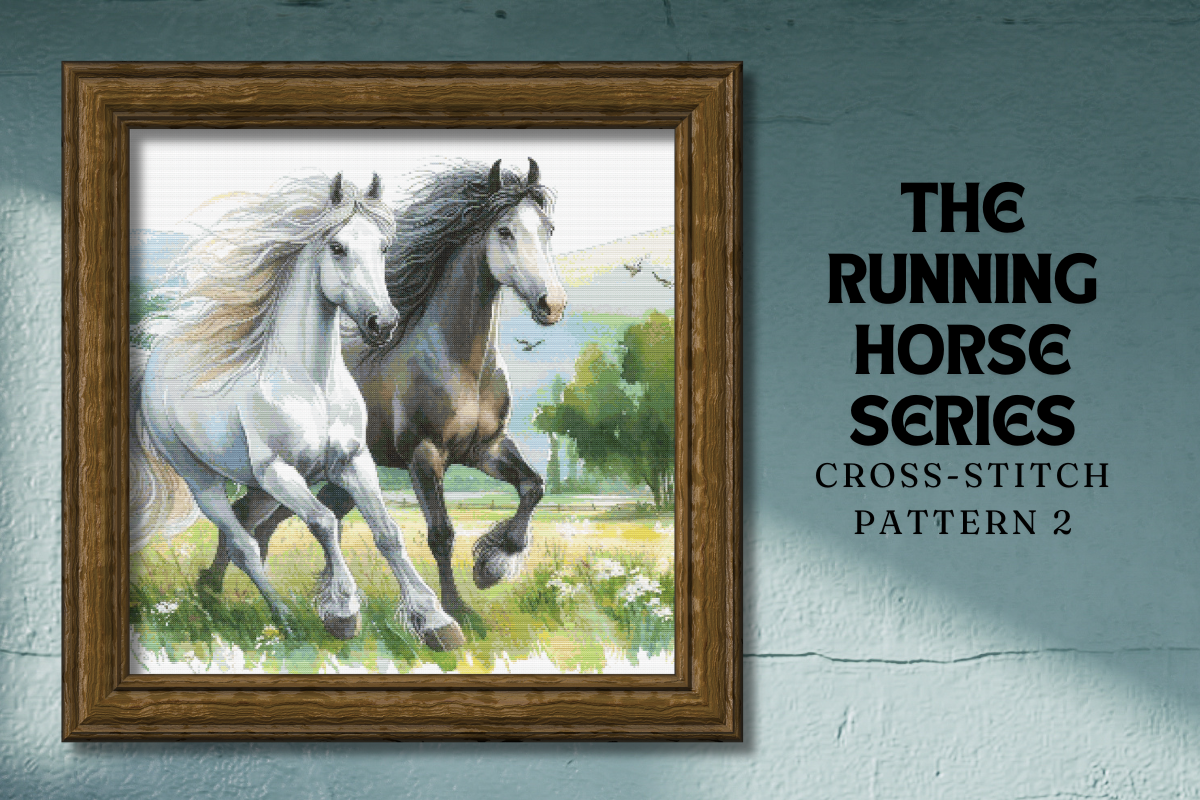 Running Horse Series Pattern 2