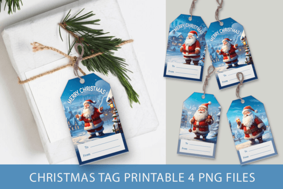 Christmas Tag, Santa Christmas Tag