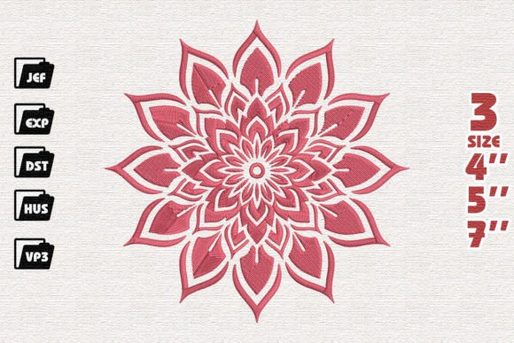 Beautiful Flowers Embroidery Fleurs Singulières & Plantes Design de Broderie Par Nutty Creations