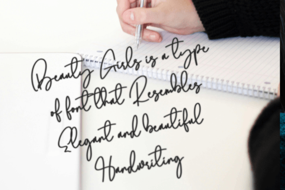 Beauty Girls Font - Preview 3