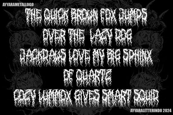 Black Mass Font - Preview 3