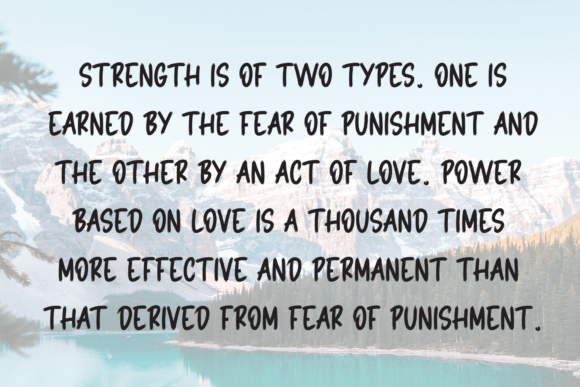 Brush Monday Font - Preview 5