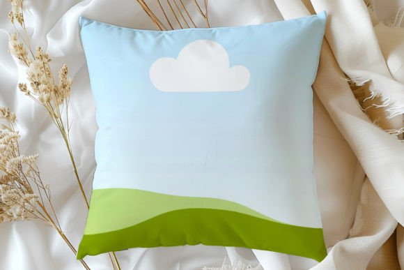 Canva DRAG & DROP Square Pillow Mockup