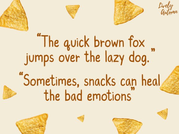 Crunchy Font - Preview 3