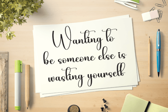 Diary Love Font - Preview 2