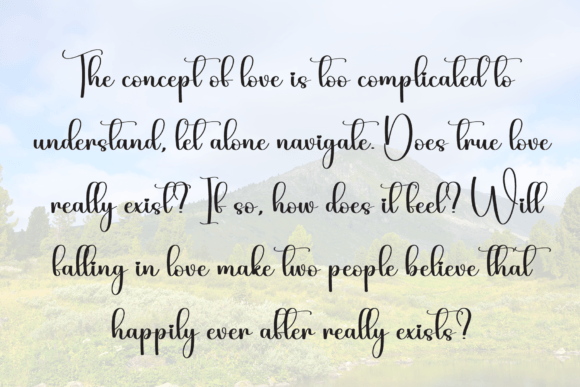 Diary Love Font - Preview 5