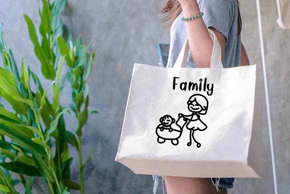 Family Characters Font - Preview 5