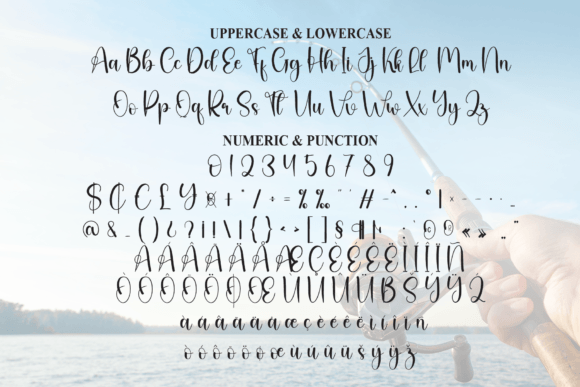 Fishing Font - Preview 6