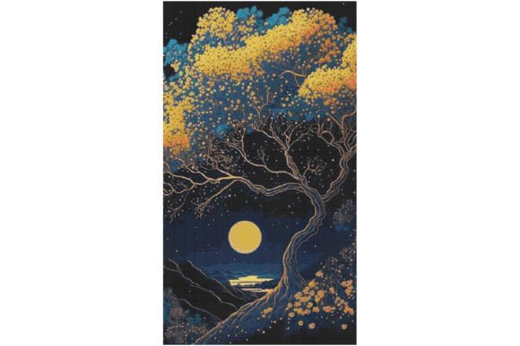 Magic Tree Counted Cross Stitch Patterns