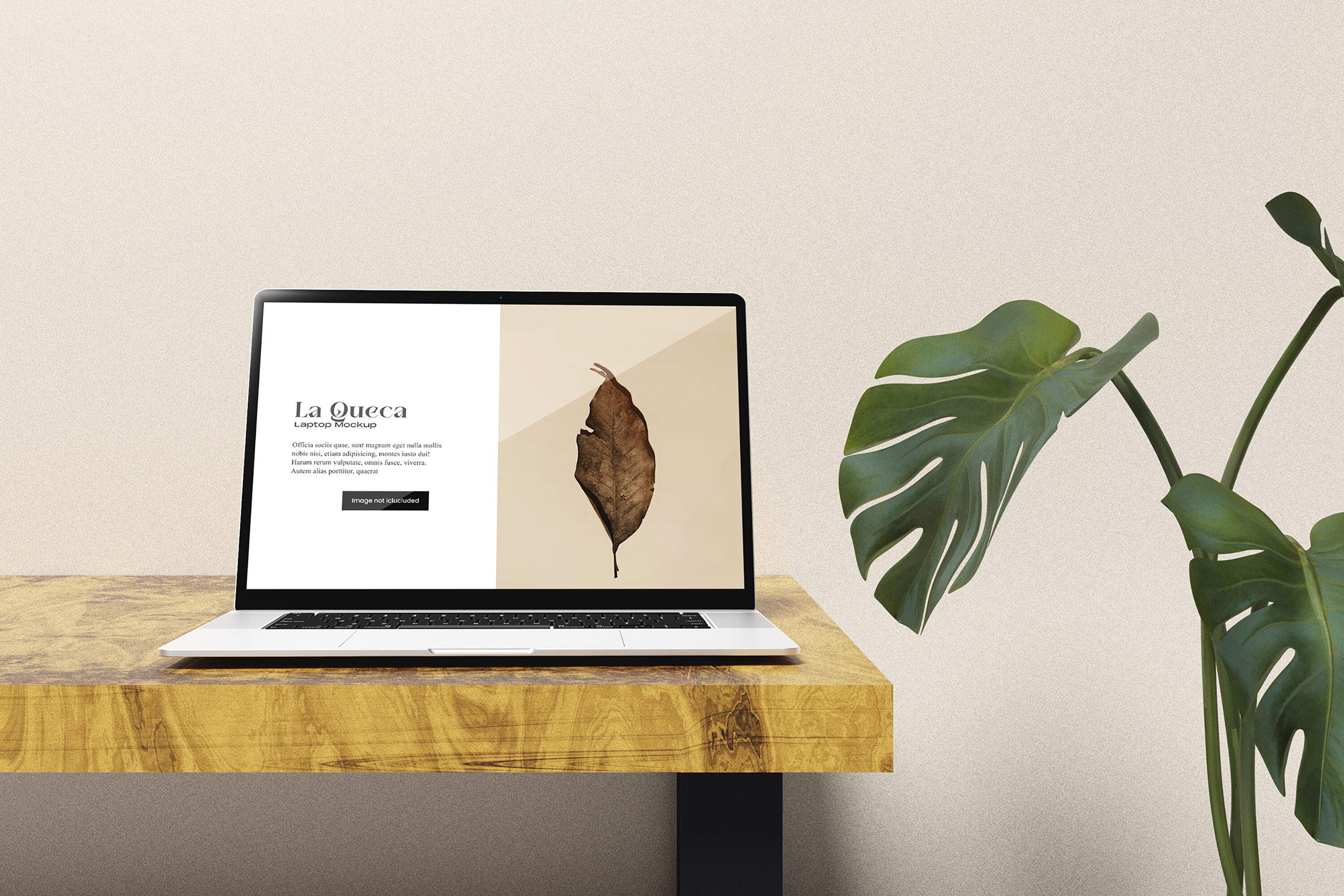 Minimalist Setup Laptop Mockup Graphic by My Code Std · Creative Fabrica