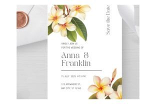 Plumeria Flowers Watercolor Clipart Set Graphic by pixelpoetryboutique ...