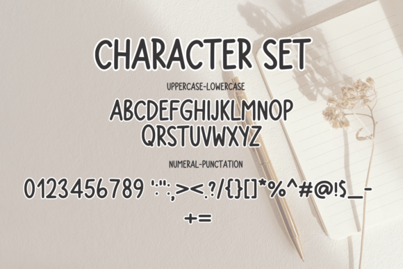 Rabbit Stars Font PNG with transparent background - Preview 5