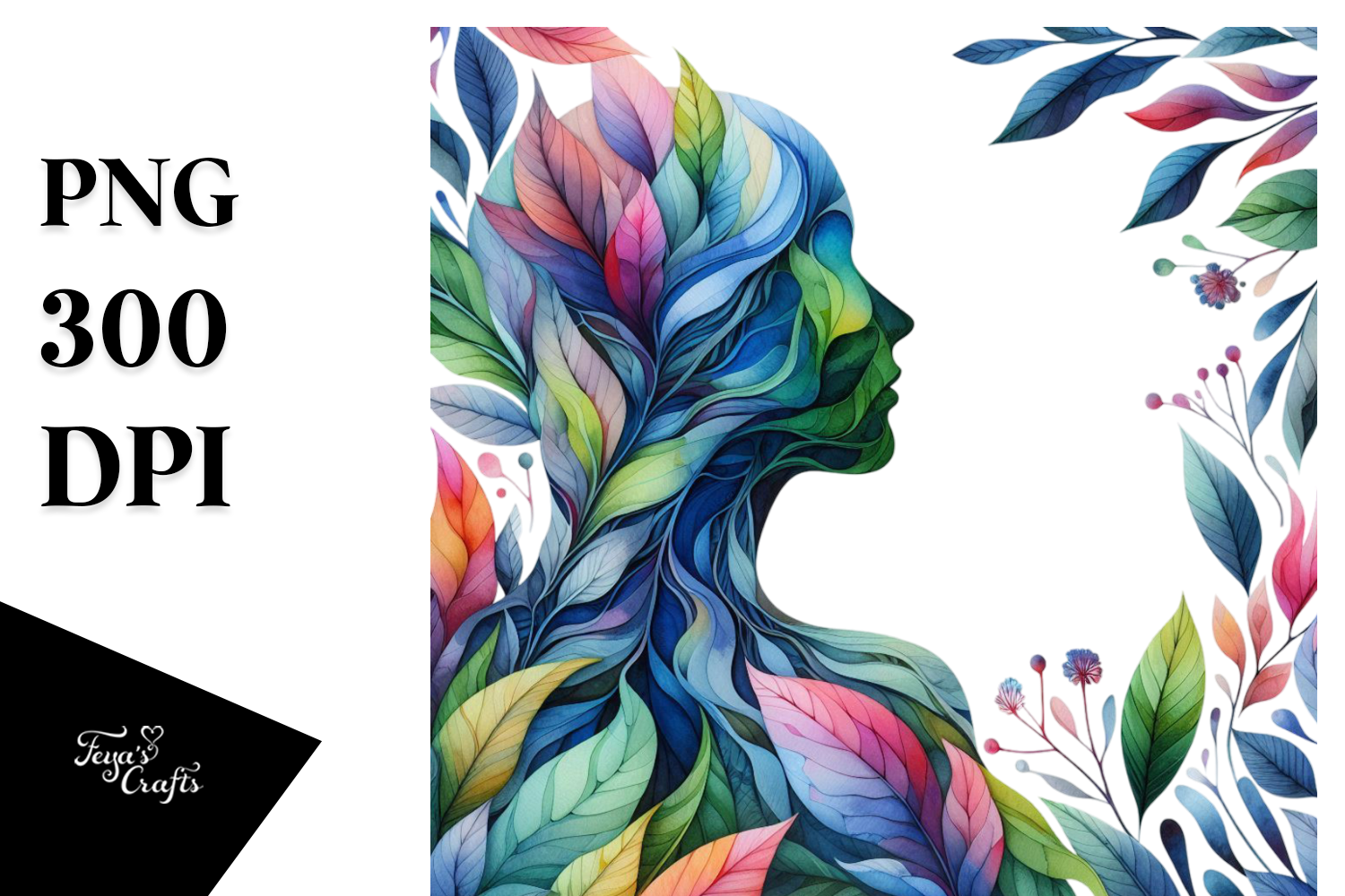Vibrant Abstract Clipart Graphic by Anastasia Feya · Creative Fabrica