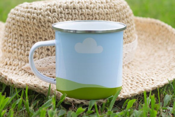 Camping Mug Mockup Canva DRAG & DROP
