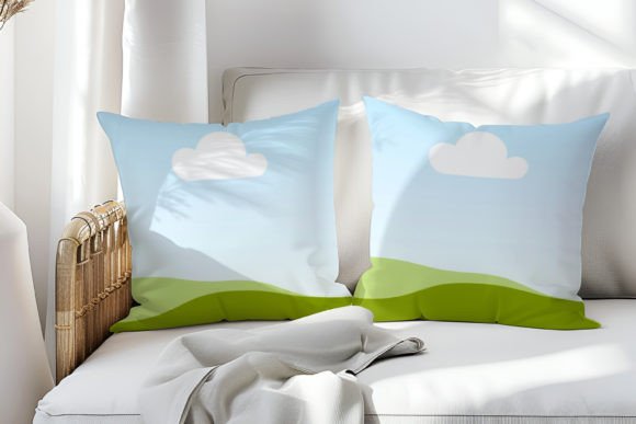 Canva DRAG & DROP Pillow Mockups