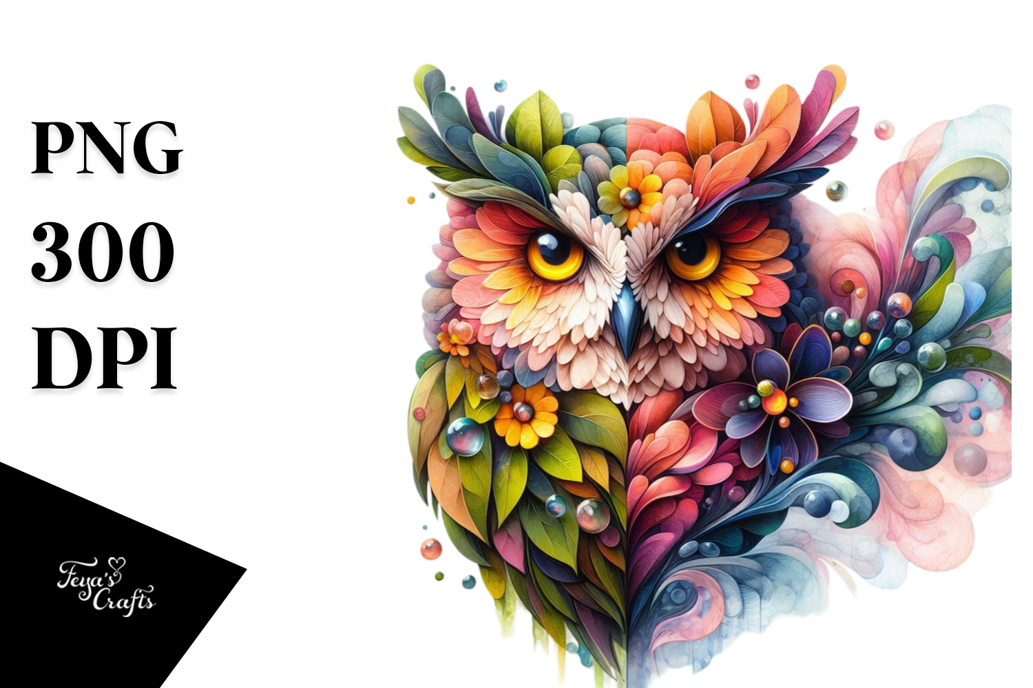 Abstract Vibrant Bird PNG Graphic by Anastasia Feya · Creative Fabrica
