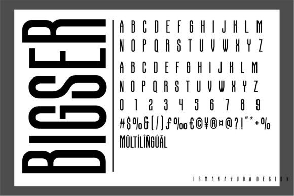 Bigser Font - Preview 5