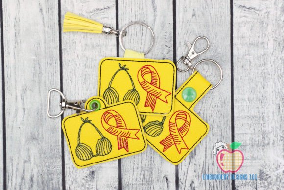 Breast Cancer in the Hoop Keyfob