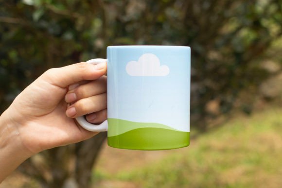 Canva DRAG & DROP 11oz Coffee Mug Mockup