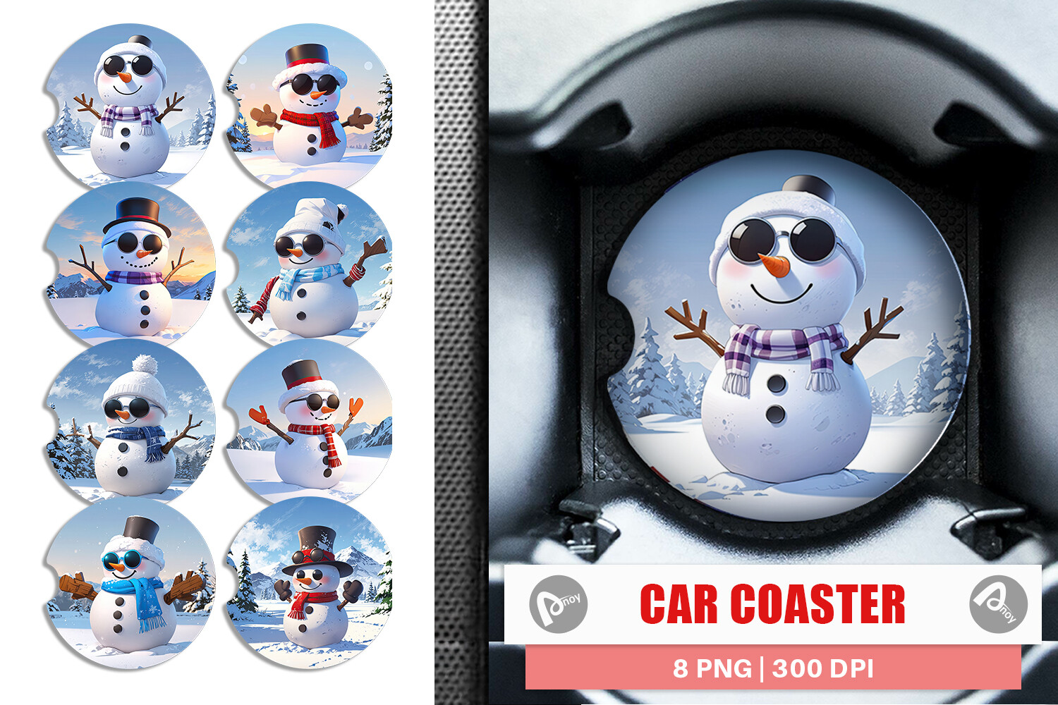 Car Coaster Graphic by Artnoy · Creative Fabrica