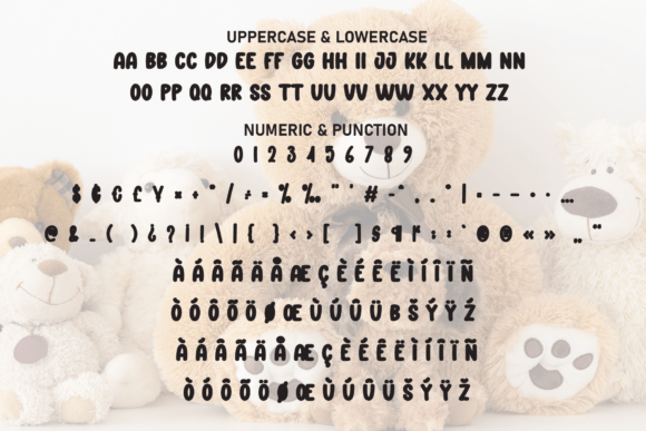 Cute Bear Font - Preview 6
