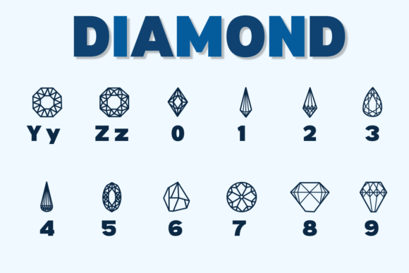 Diamond Font - Preview 3