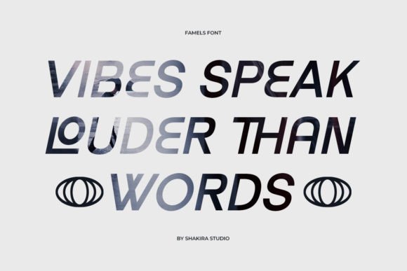 Famels Font - Preview 3