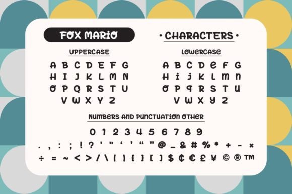 Fox Mario Font - Preview 5