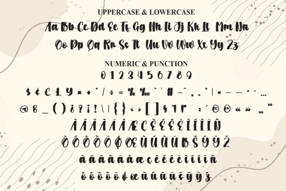 Letter Sunday Font PNG with transparent background - Preview 6