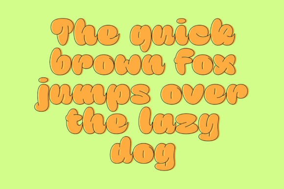 Mango Chunks Font PNG with transparent background - Preview 1