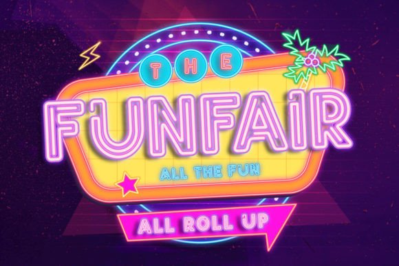 Neonlux Font PNG with transparent background - Preview 6