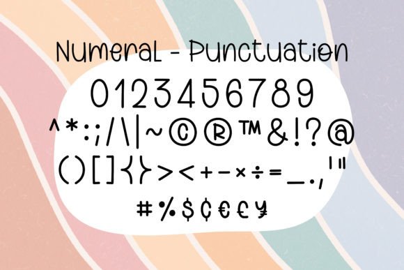 Poked Font font preview - 4