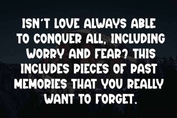 Scary Stories Font PNG with transparent background - Preview 5