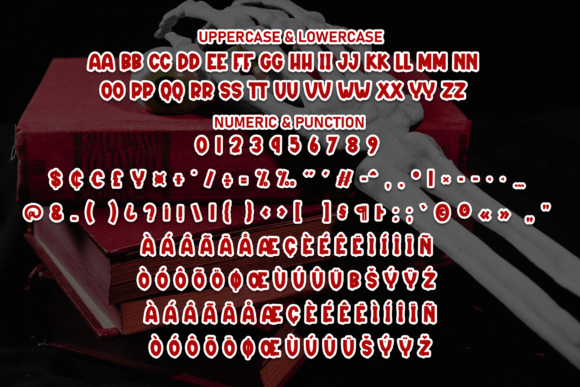 Scary Stories Font PNG with transparent background - Preview 6