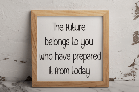 Simple Home Font PNG with transparent background - Preview 2
