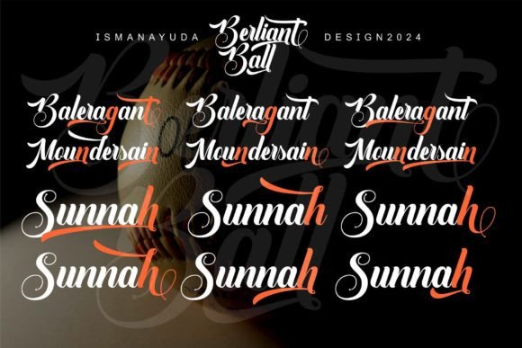 Berliant Ball Font - Preview 2