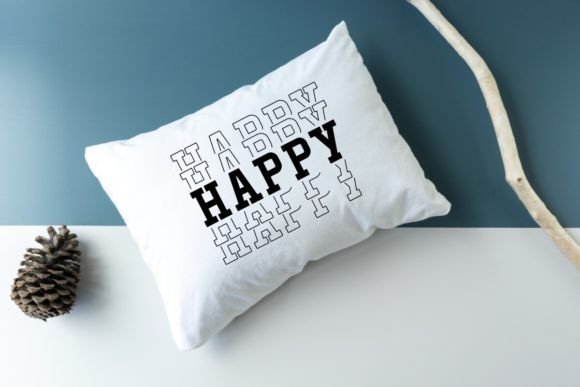 Birthday Stacked Font - Preview 4