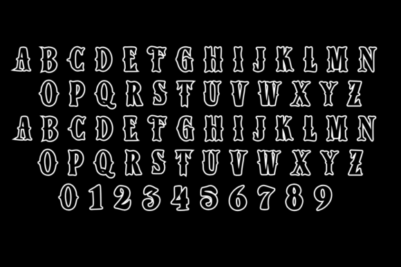 Black Book Font - Preview 1