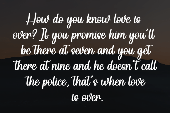 Black Sample Font - Preview 5