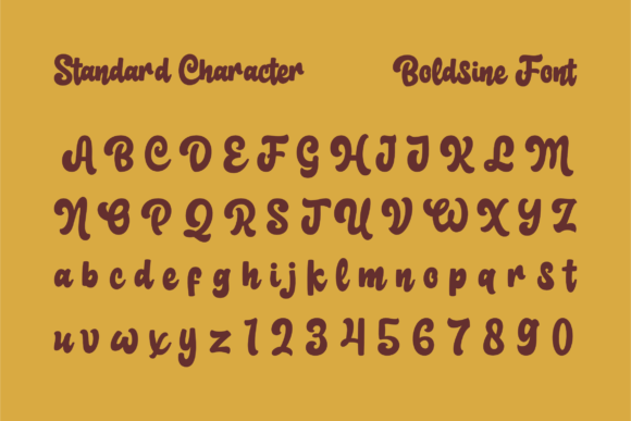 Boldsine Font - Preview 1