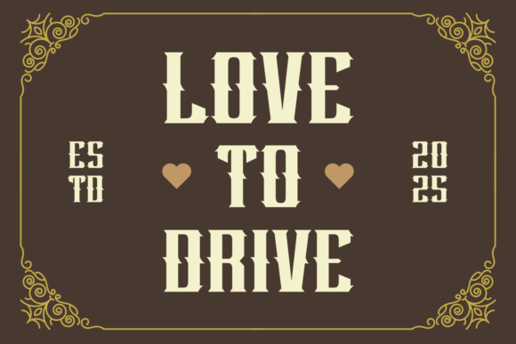 Brave Cowboy Font PNG with transparent background - Preview 2