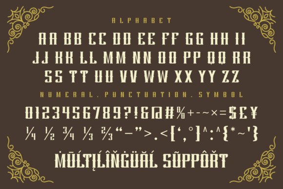 Brave Cowboy Font PNG with transparent background - Preview 4