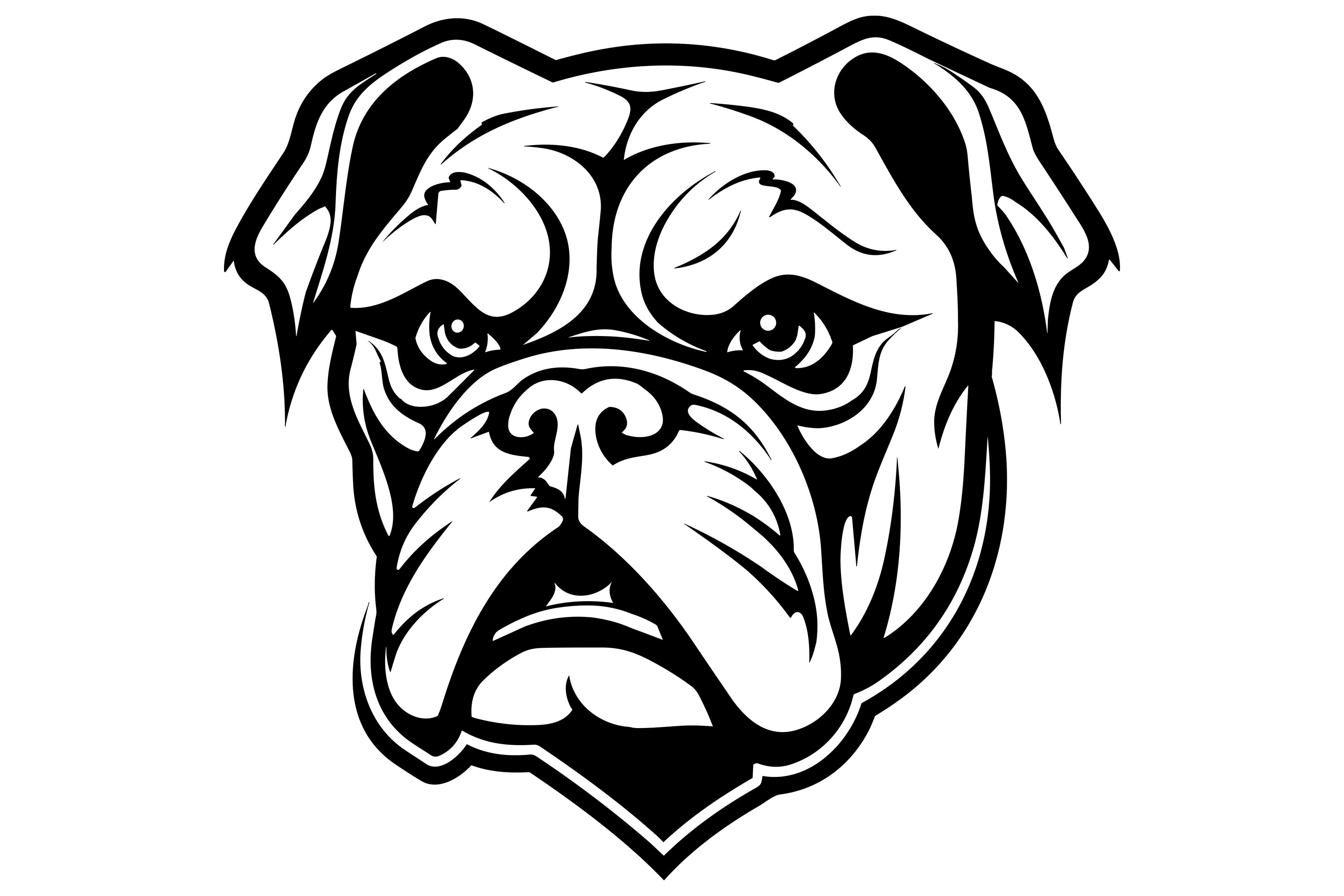 Bulldog Graphic by Esha's Designs · Creative Fabrica