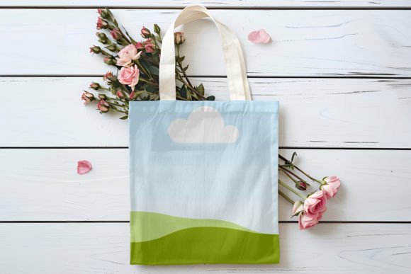 Canva DRAG & DROP Tote Bag Mockup