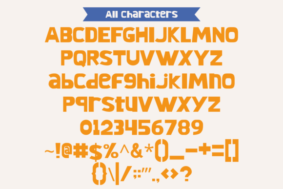 Chunky Block Font - Preview 5