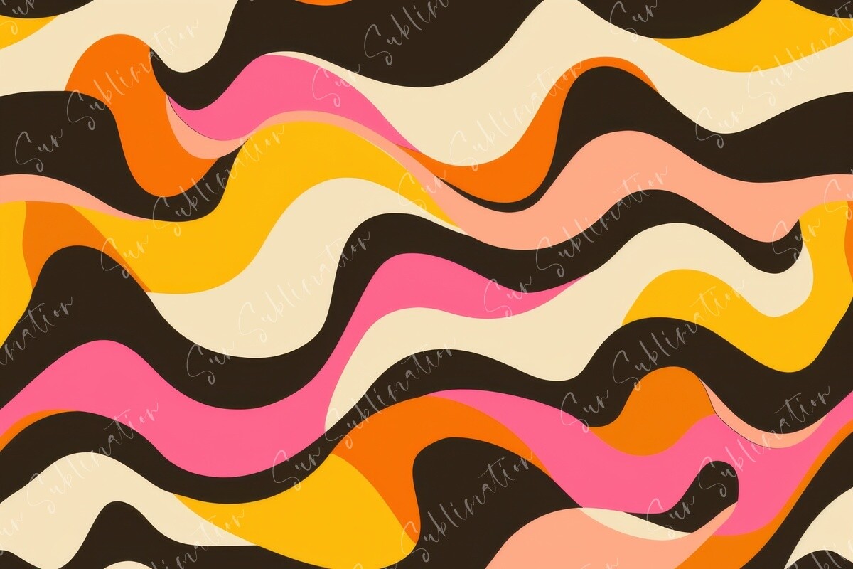 Colorful Abstract Waves Graphic by Sun Sublimation · Creative Fabrica