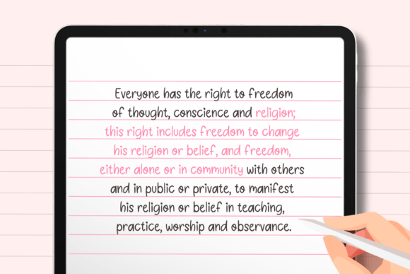 Daily Notes Font - Preview 1