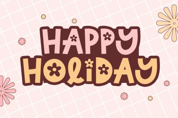 Flower Blossom Font - Preview 5
